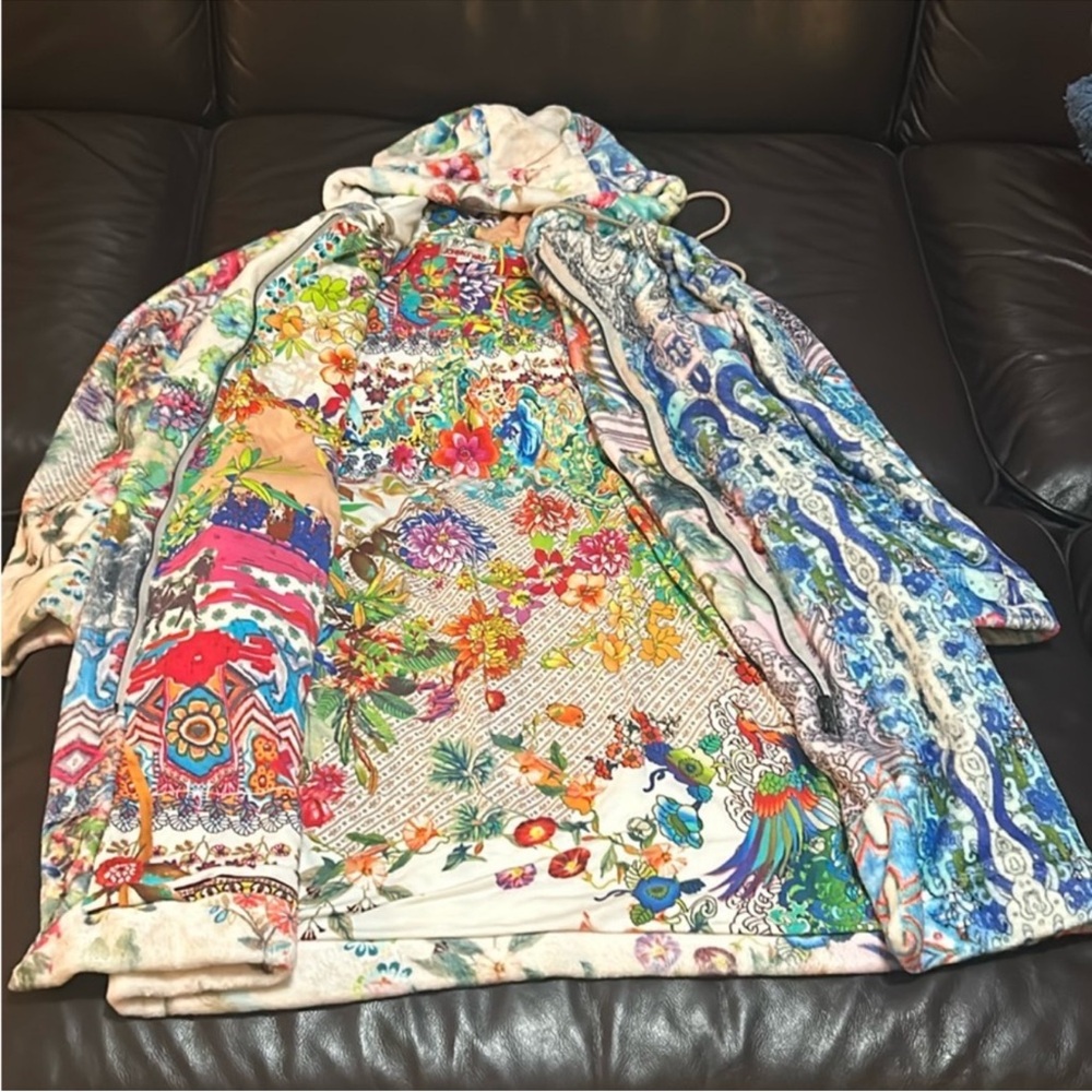 Johnny Was Multicolor Dreamer Sherpa Jacket - Picture 4 of 11